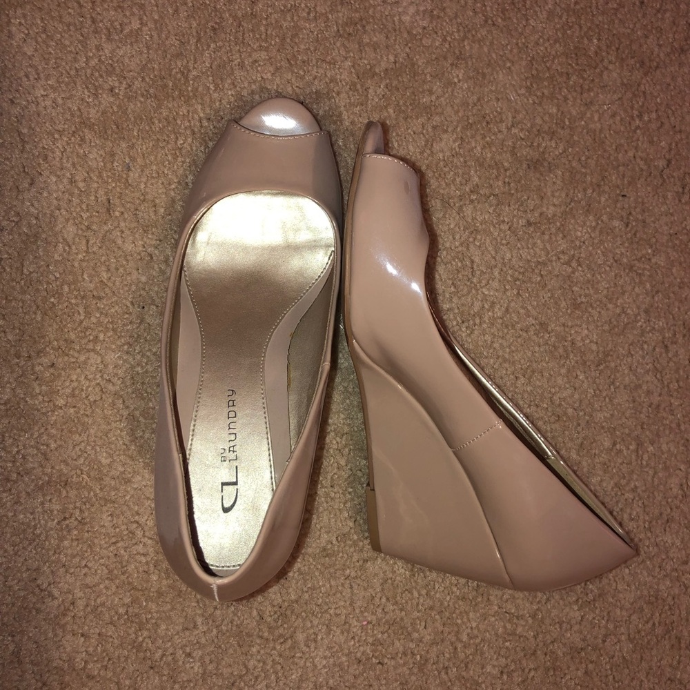 Cream colored Wedges